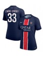 Paris Saint-Germain Warren Zaire-Emery #33 Domácí Dres pro Dámské 2024-25 Krátký Rukáv